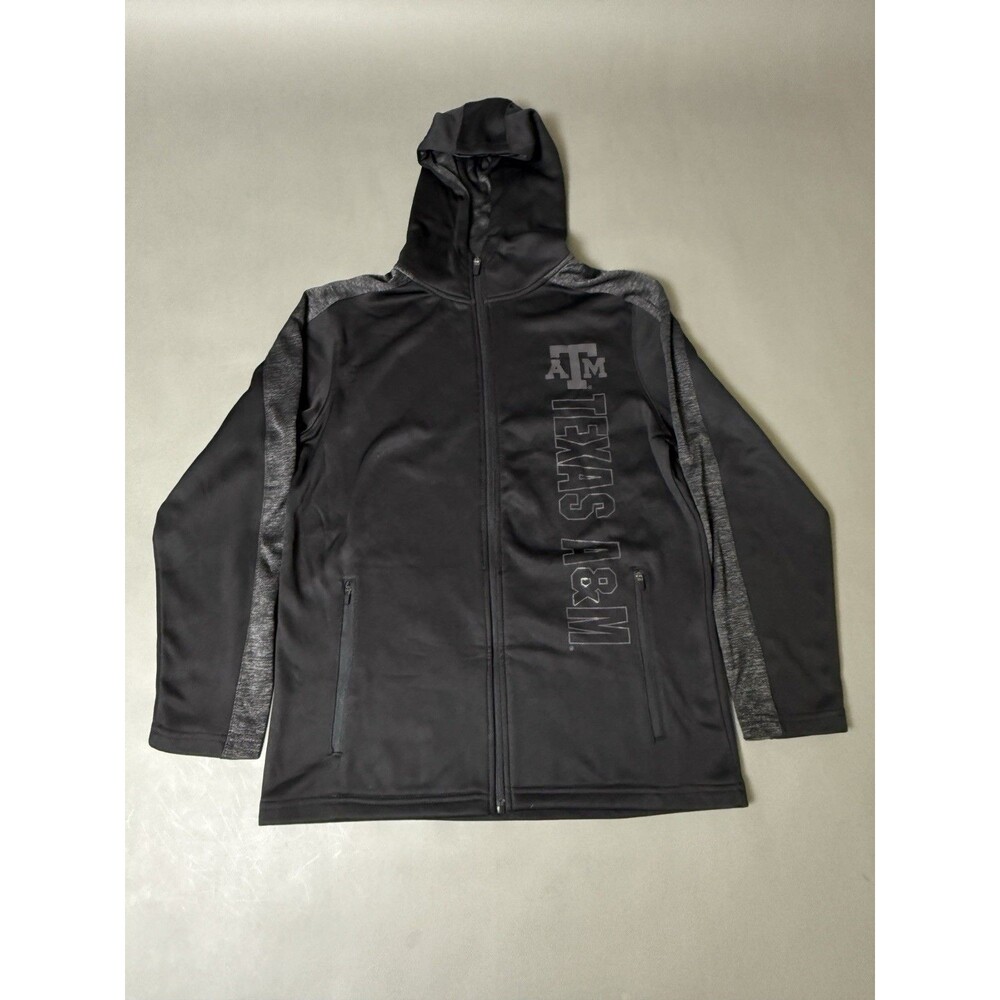 Colosseum Men's Texas A&M Aggies Full Zip Hoodie Large